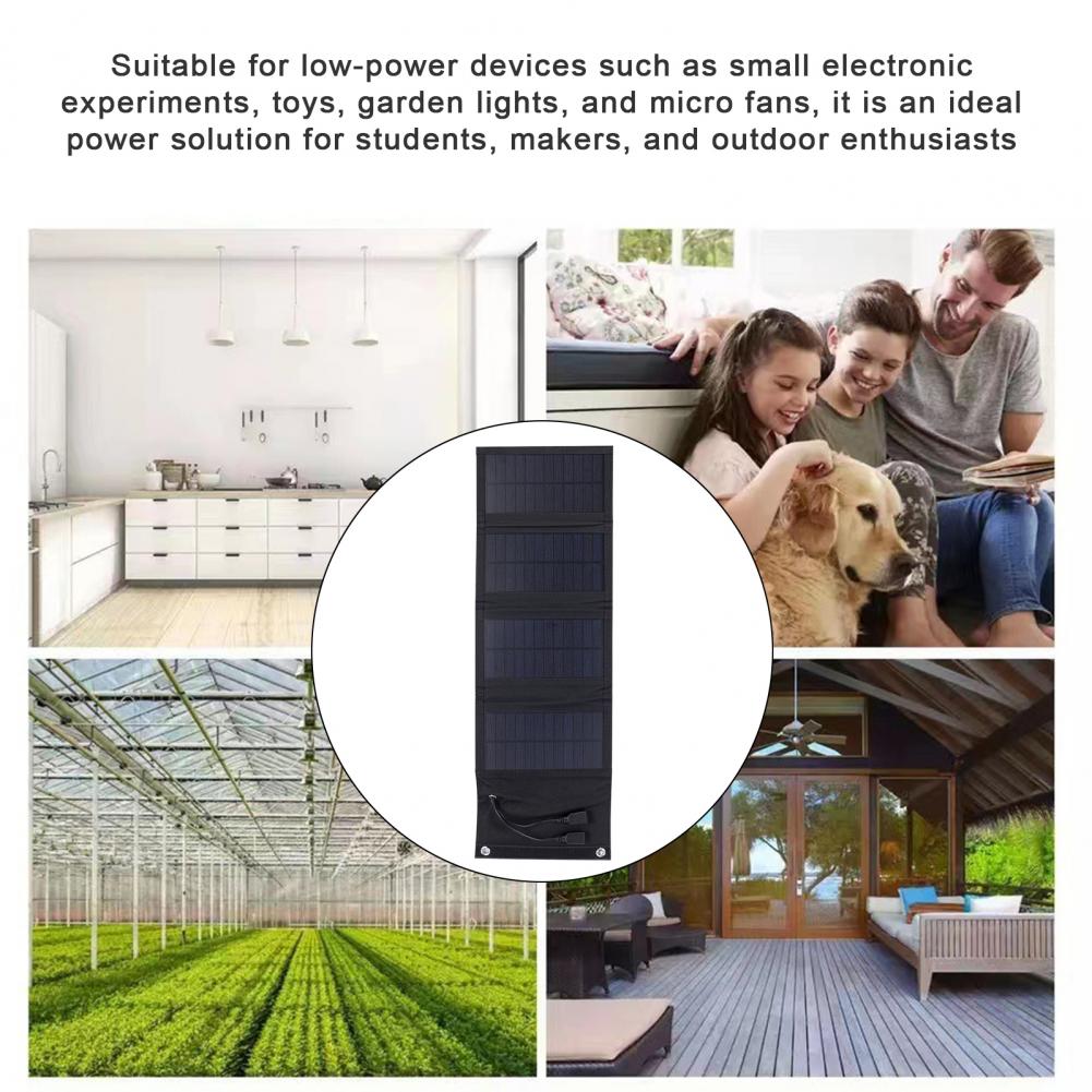 Solar Emergency Charger - Painel Solar Leve e Dobrável, Carregador