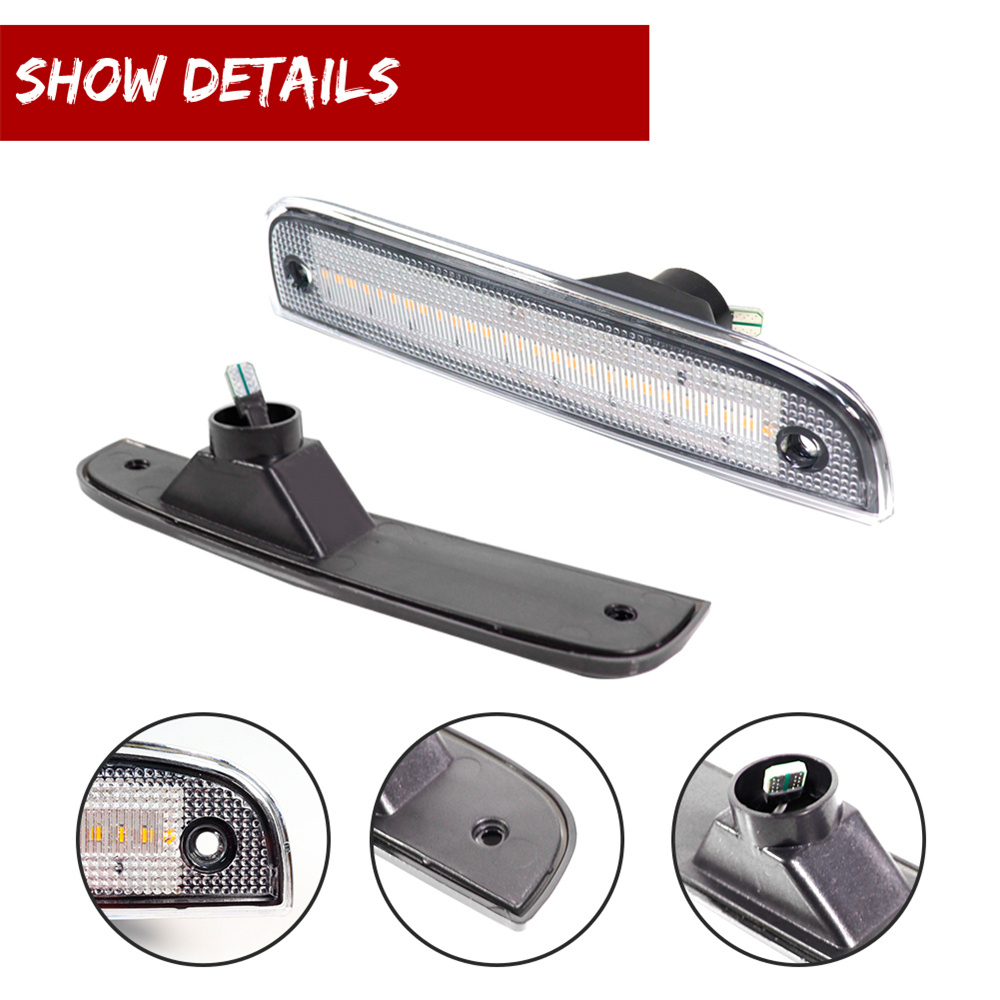 2 pçs âmbar/branco led amortec - Signal Flare Kit avaliação e preço