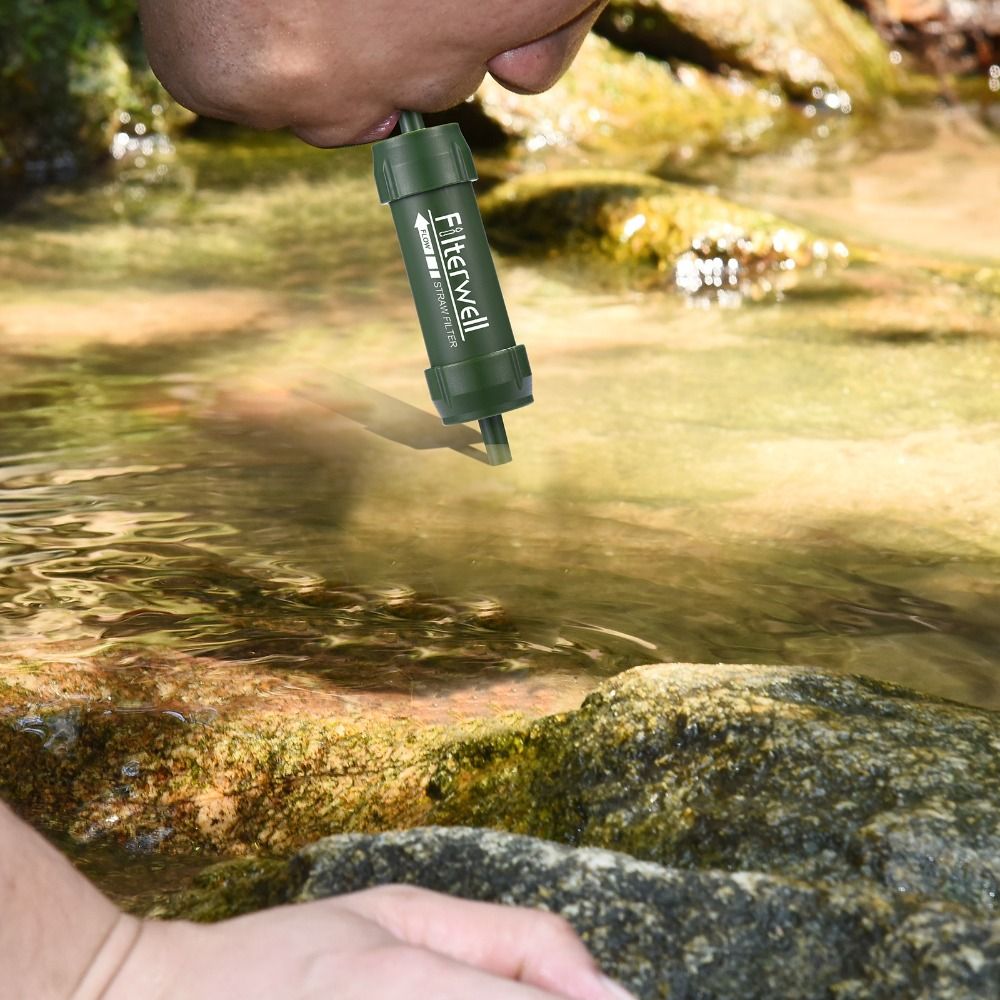 Mini Filtro de Água Portátil:  - Water Purification Straw avaliação e preço