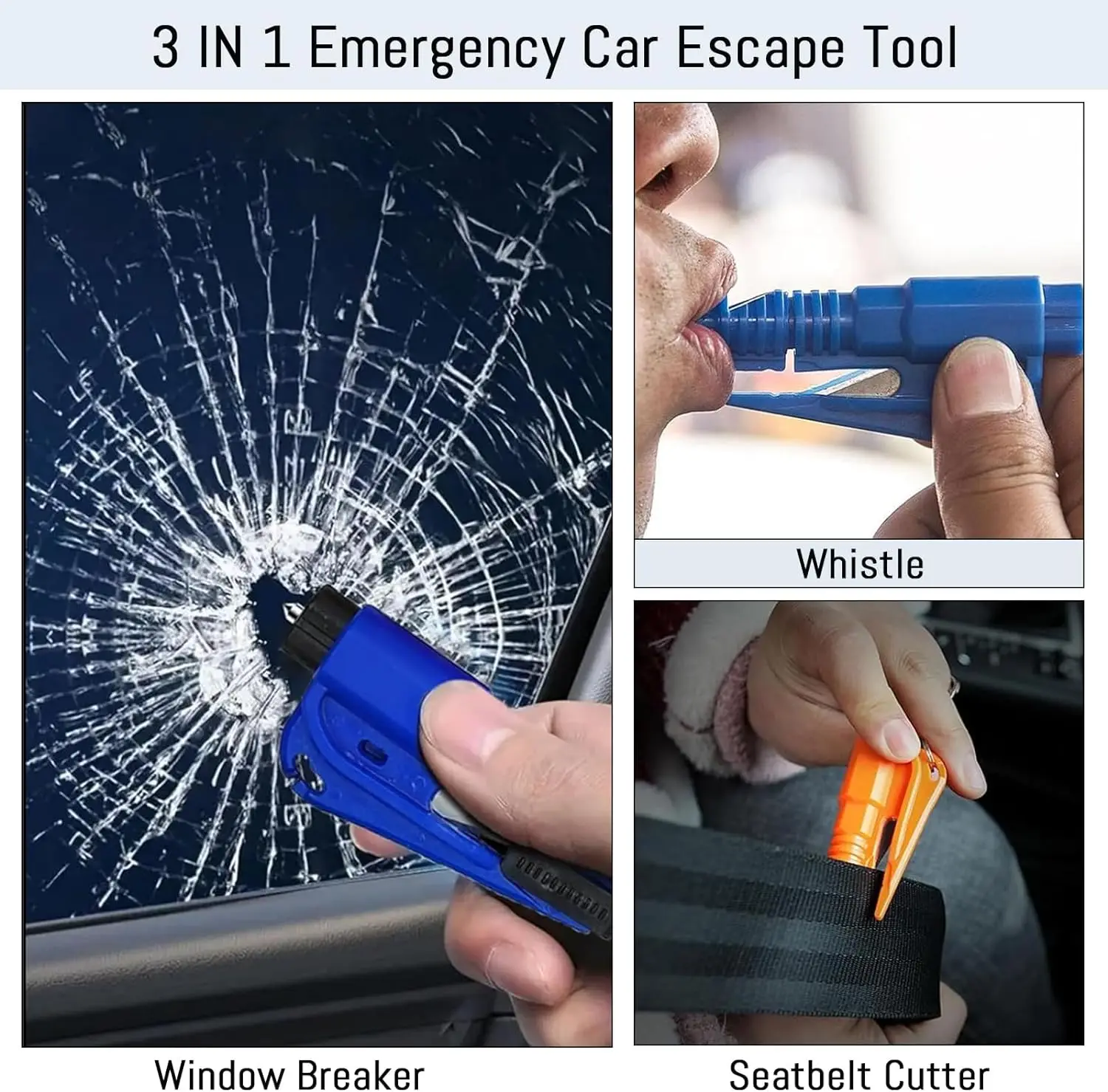 Martelo de Segurança 3 em 1 pa - Rescue Rope Throw avaliação e preço