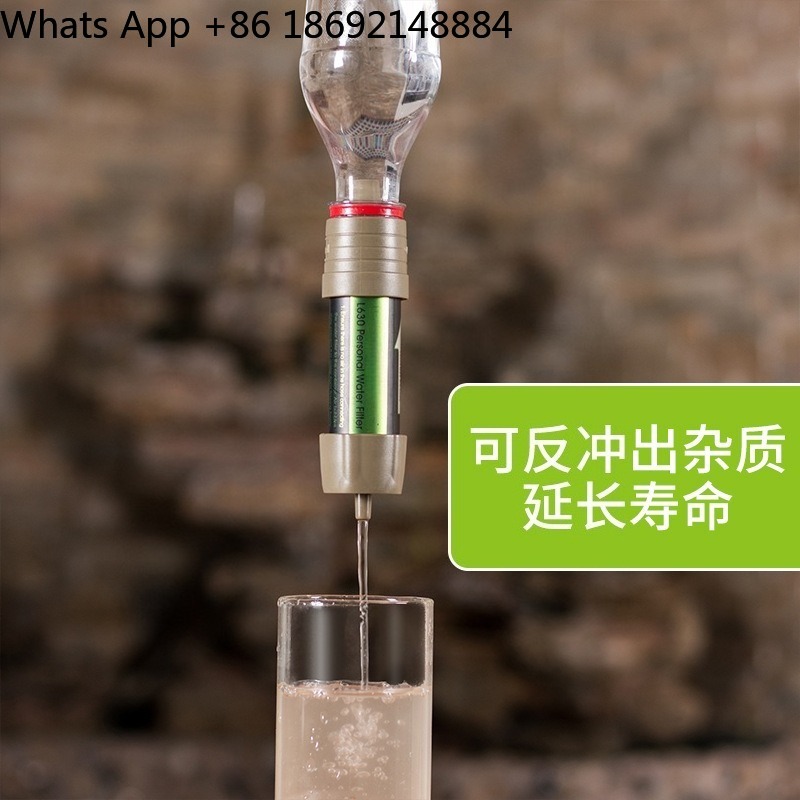 Saco de purificação de água po - Water Purification Straw avaliação e preço