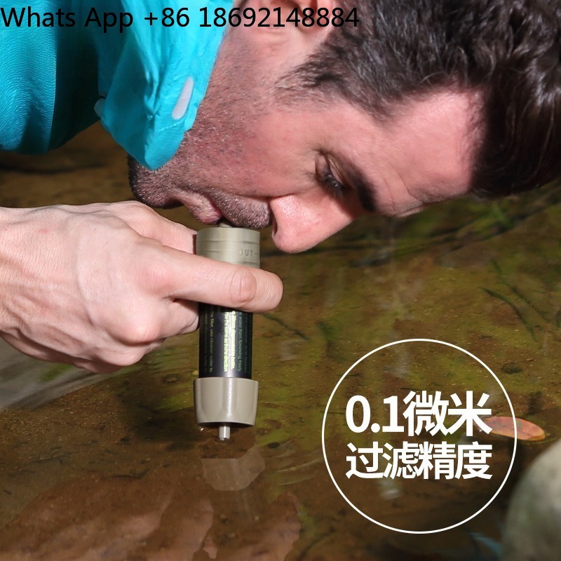 Saco de purificação de água po - Water Purification Straw avaliação e preço