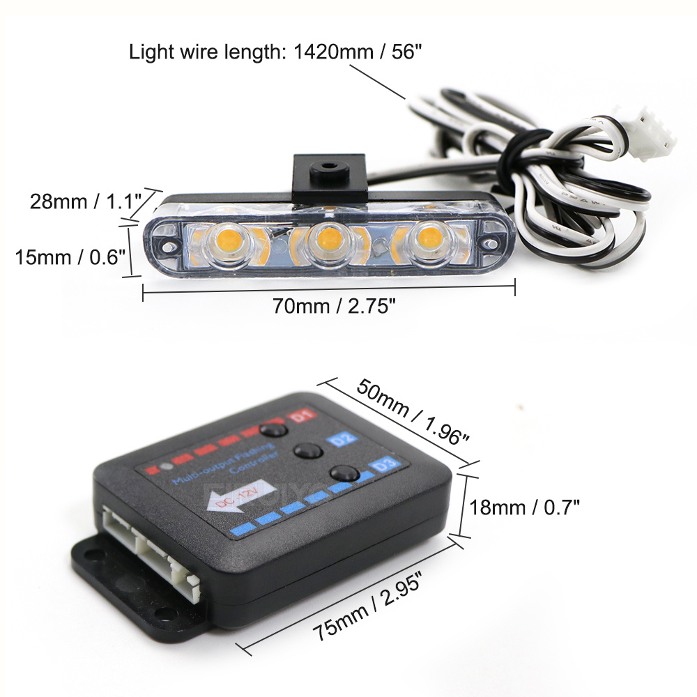 Luz Estroboscópica LED para Ca - Sos Light Strobe avaliação e preço